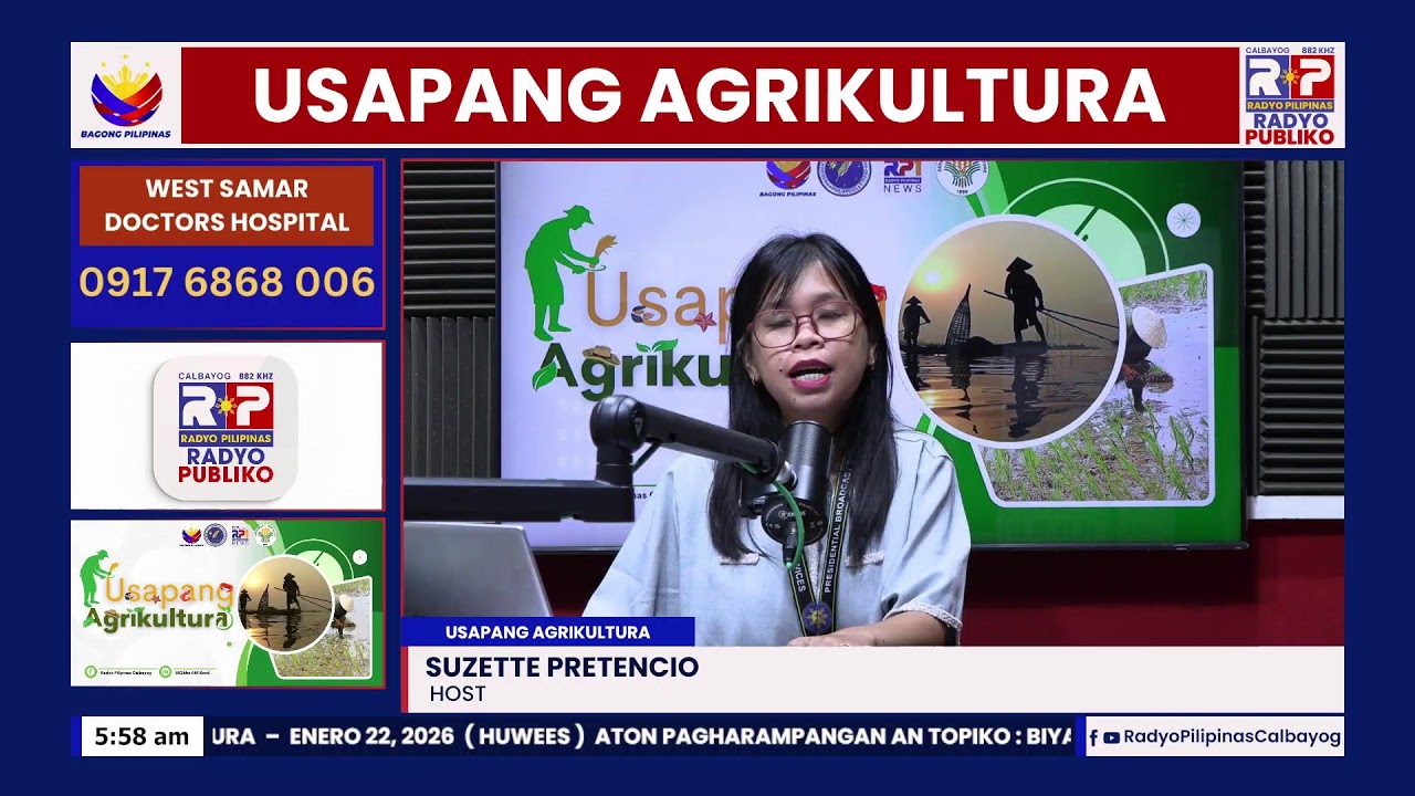 #UsapangAgrikultura | January 22, 2026