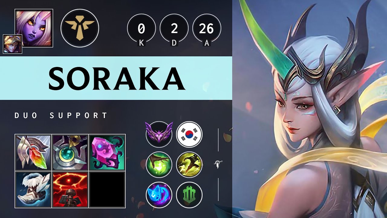 Soraka Support vs Yuumi - KR Master Patch 25.21