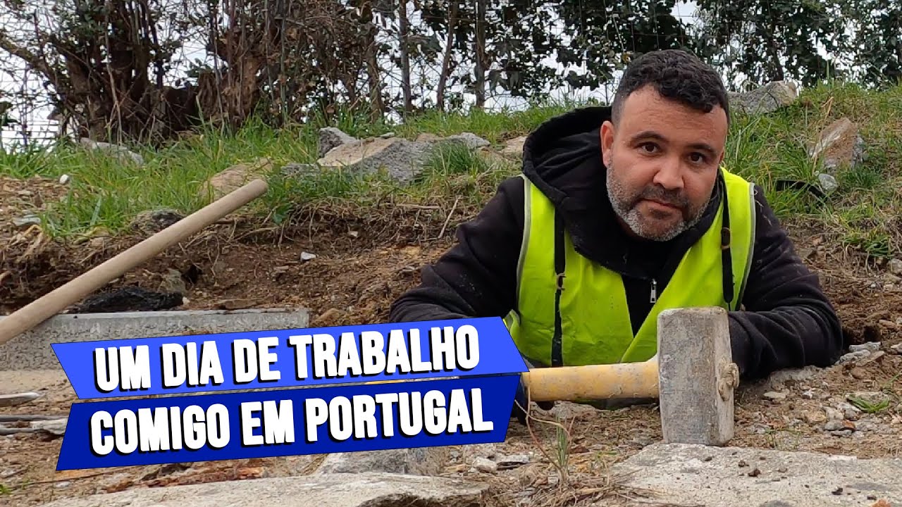 Comigo no meu primeiro emprego em Portugal🇵🇹
