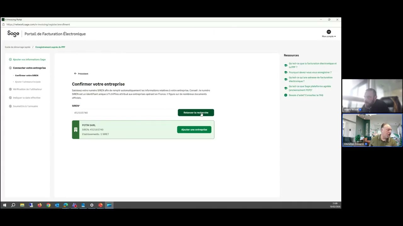 Inscription à la PA sur Sage – Guide complet pas à pas