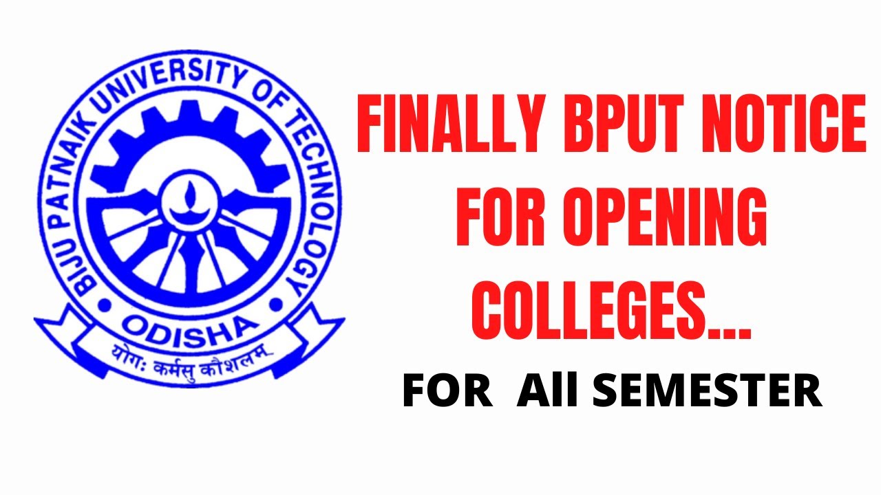Finally Bput Notice For College Reopening In Feb 2021  | BPUT Online Vs Offline Mode Of Exam