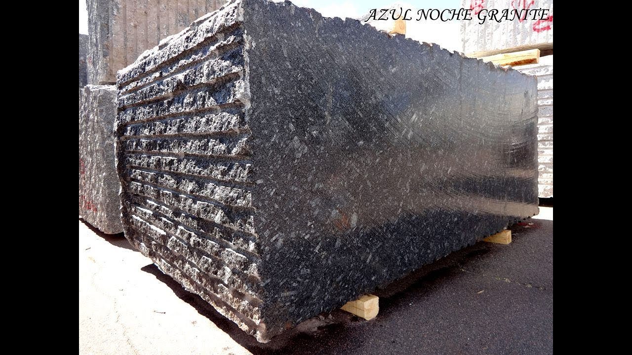Azul Noche granite blocks