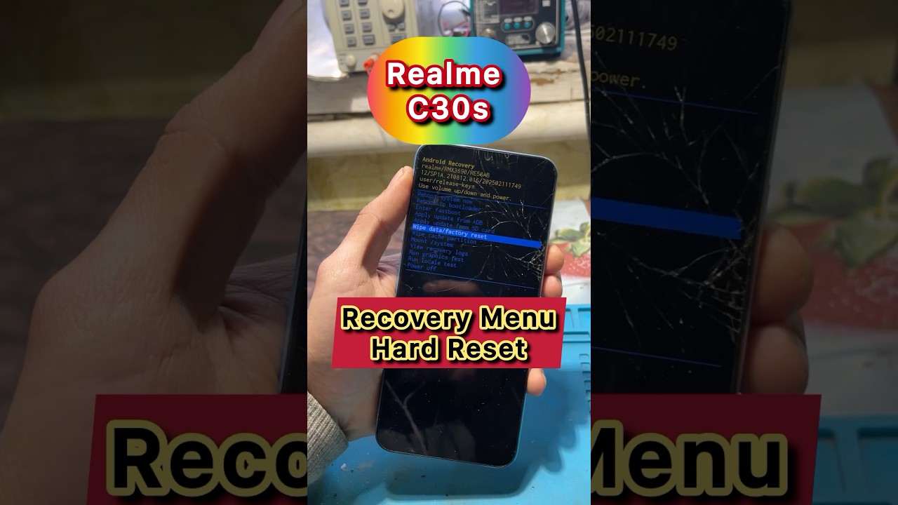 Realme C30s RMX3690 как войти в Recovery Menu Рекавери меню как сделать Hard Reset