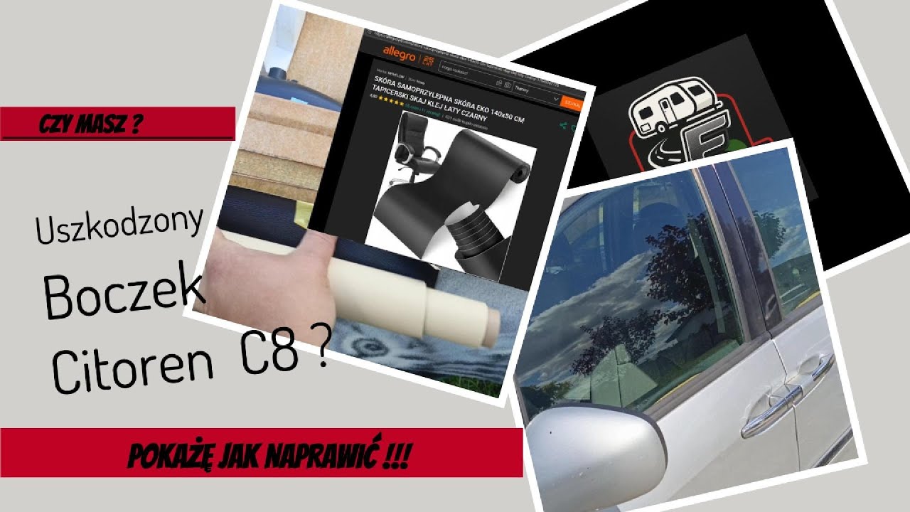 Naprawa tapicerki drzwi Citroen C8 / Peugeot 807, Eurovan II – prosty sposób na obkurczony materiał!
