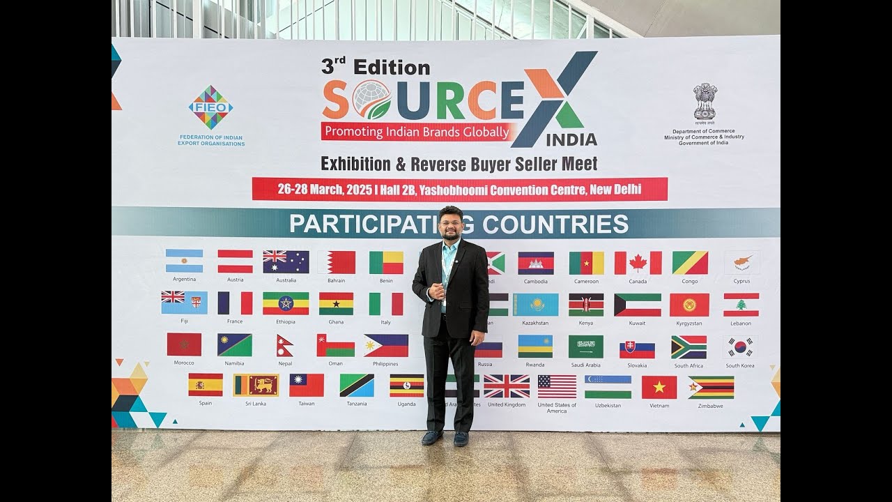 🇮🇳 Exclusive Tour of SOURCEX India 2025 | 200+ Indian Export Brands in One Place!
