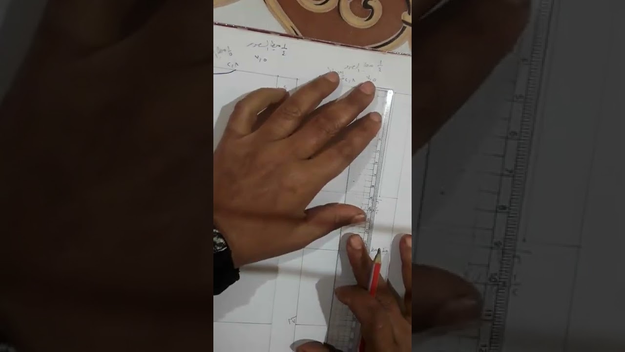 رسم باترون اساسي لفستان طفله اولى جدارات