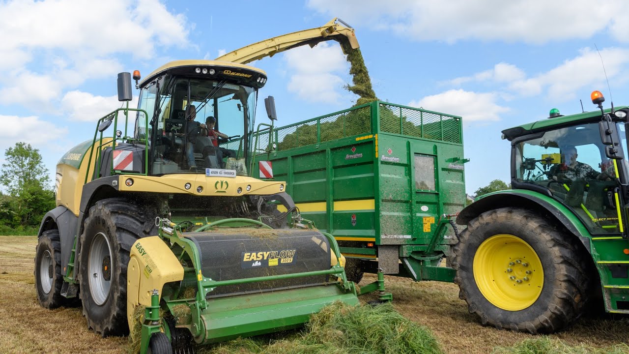 Duggans Contractors - Krone BiG X 630 Harvester, John Deere & Broughan - Silage May 2024