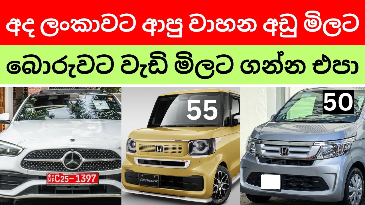 2026 ලංකාවට ආපු අලුත් වාහන අඩුම මිලට -🔴සේල් මාෆියාවට අහුවෙන්න එපා