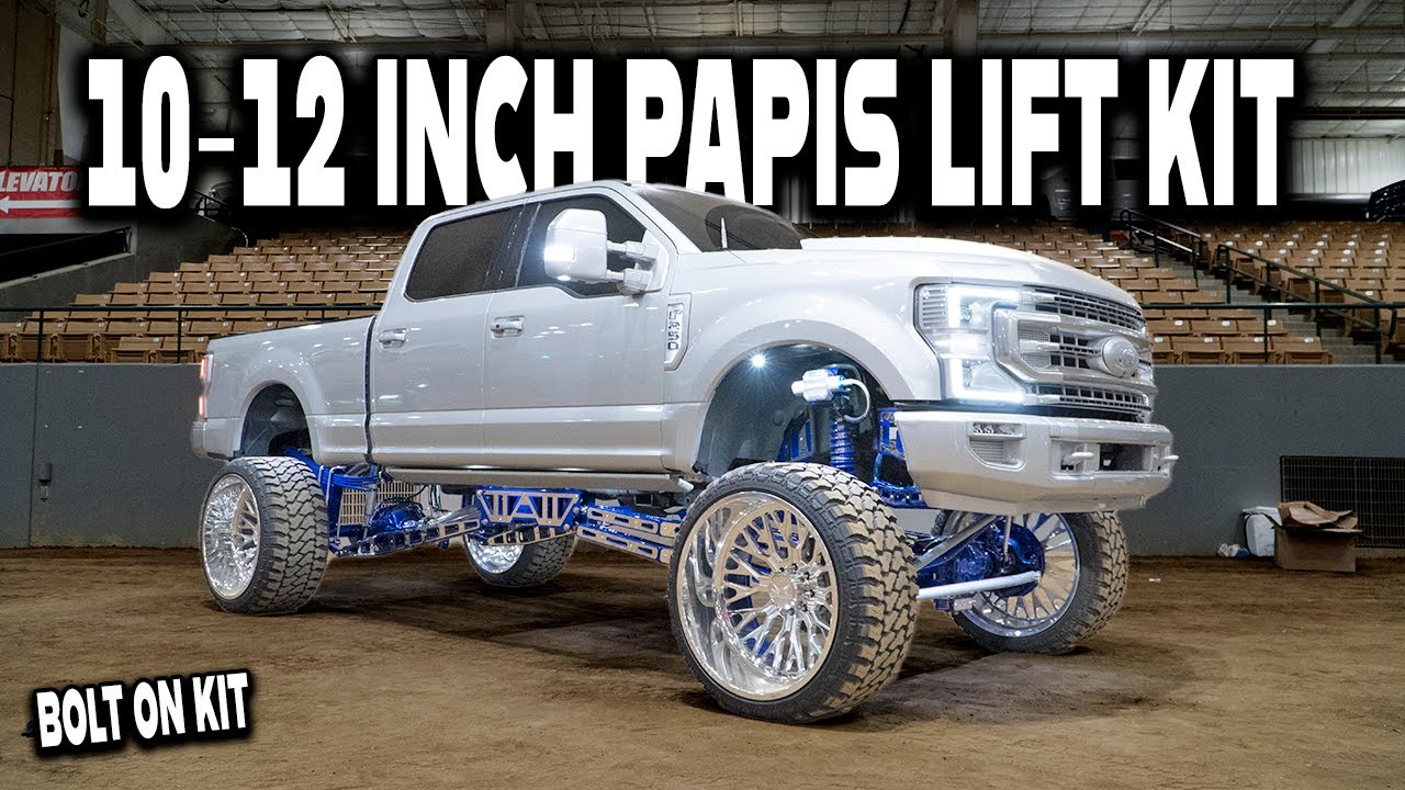 600 л.с. F250 на 12-дюймовом подъемнике Papis
