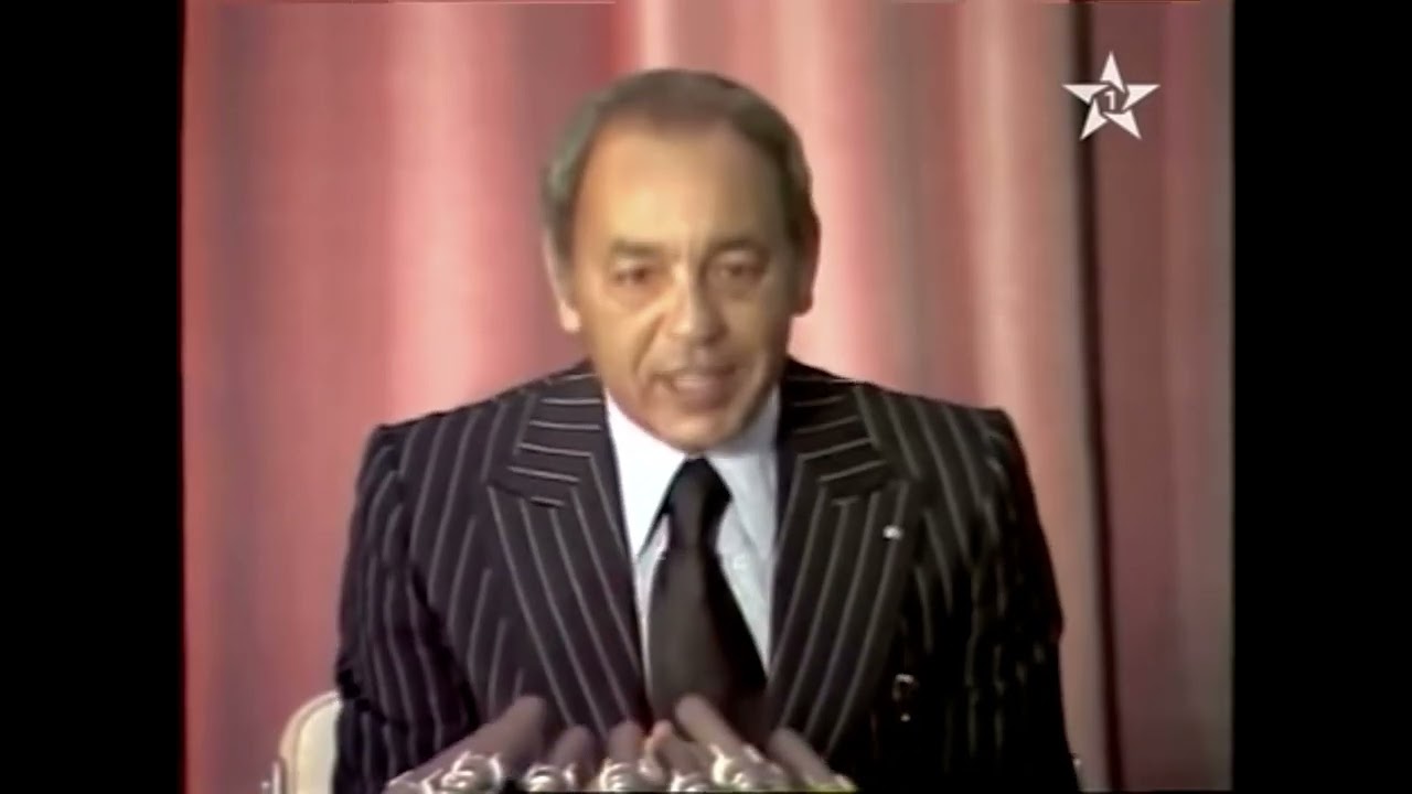 خطاب صاحب الجلالة المرحوم الحسن الثاني بعد نجاح المسيرة الخضراء في استرجاع وحدة الوطن 9/11/1975