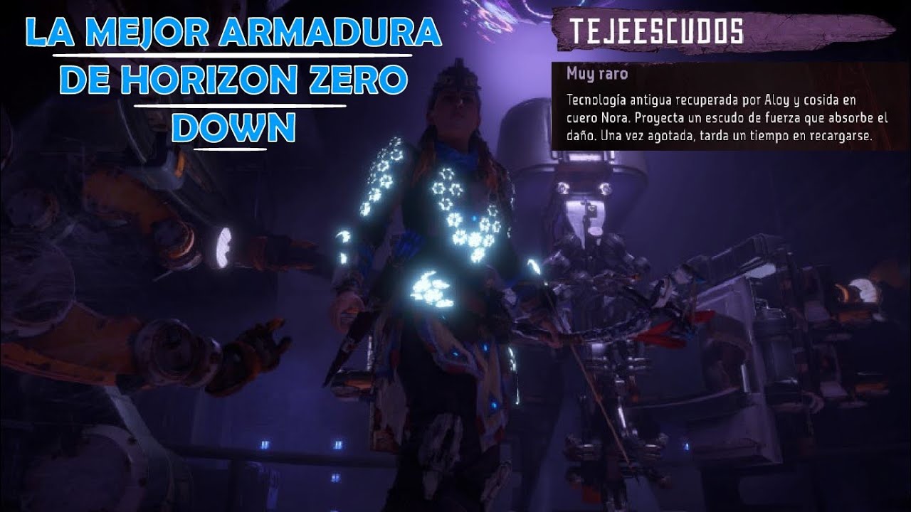 CUAL ES Y COMO CONSEGUIR LA MEJOR ARMADURA DE HORIZON ZERO DOWN