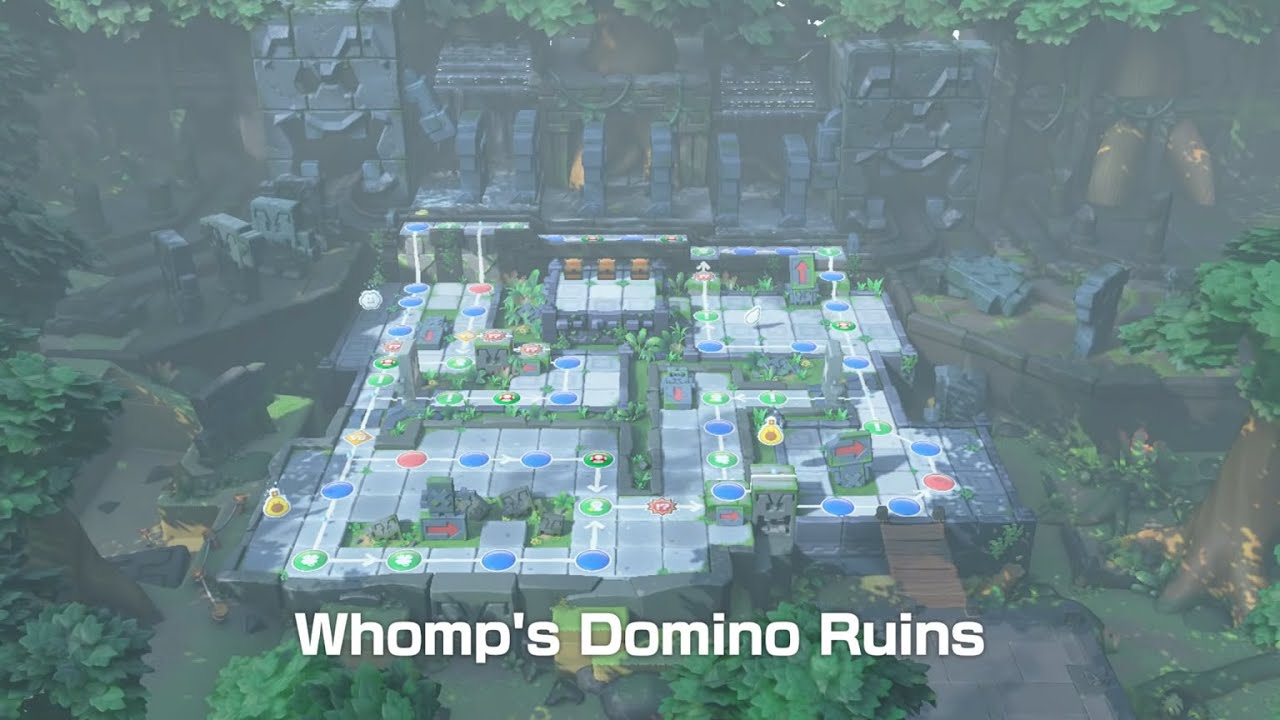 Super Mario Party - Whomp's Domino Ruins (4 Players, 20 Turns) - 4/13/2024