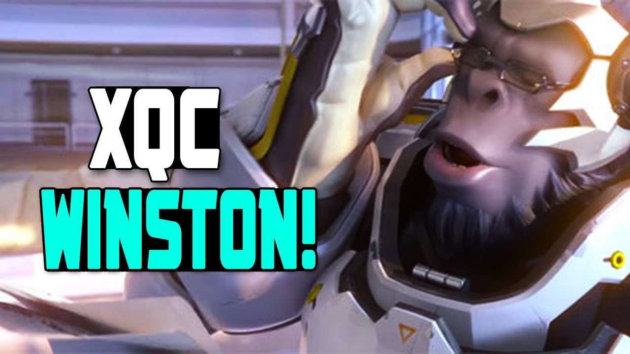 XQC INSANE WINSTON! 49 KILLS! [ OVERWATCH SEASON 6 TOP 500 ]