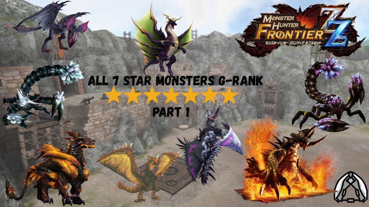 [Monster Hunter Frontier Z Zenith] All 7 Star Monsters G Rank Quest (HC) (Part-1) [MS] [Solo]