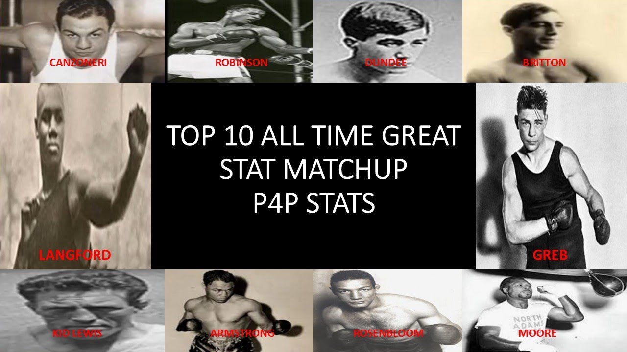 TOP 10 ALL TIME GREAT STAT MATCHUP - P4P STATS