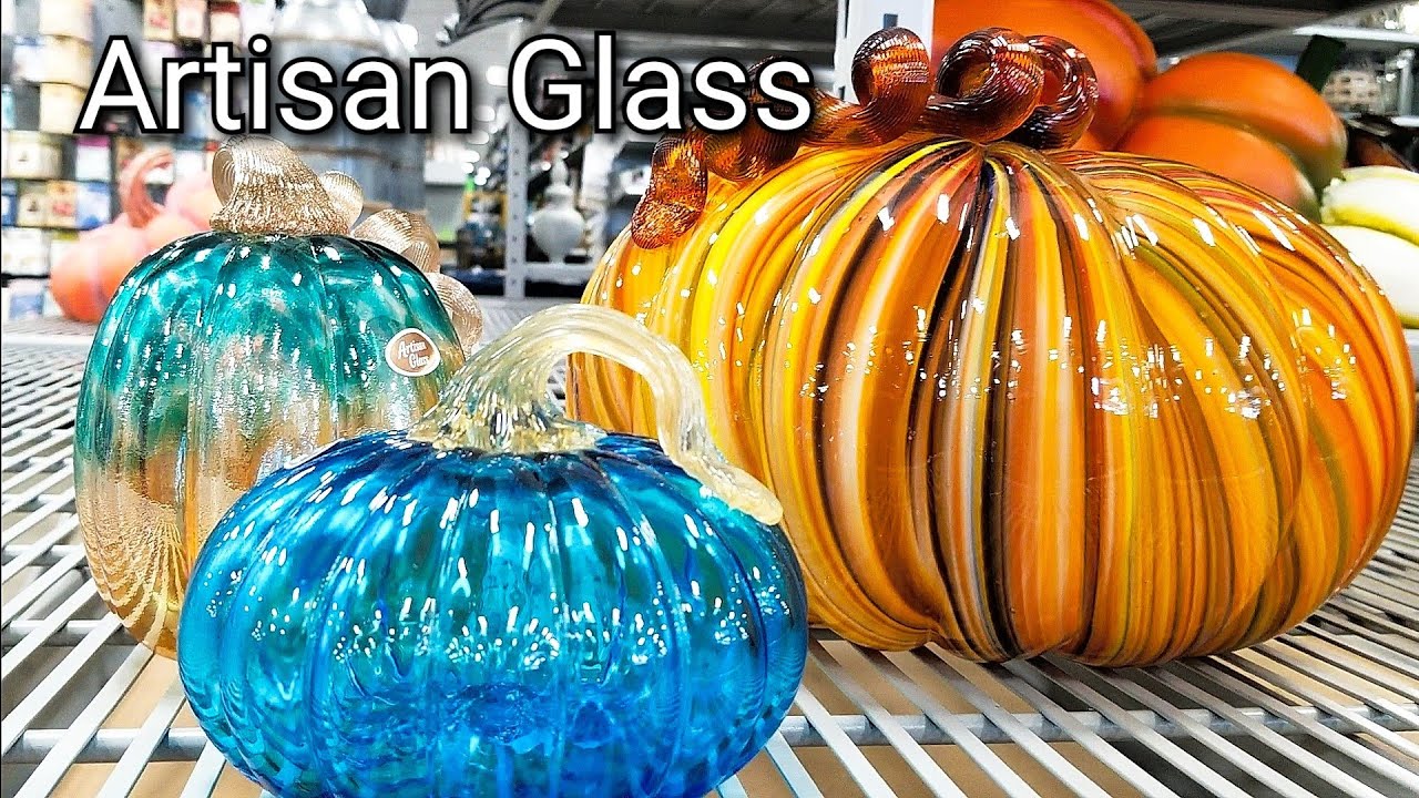 AtHome Halloween 🎃 Artisan Glass Pumpkins