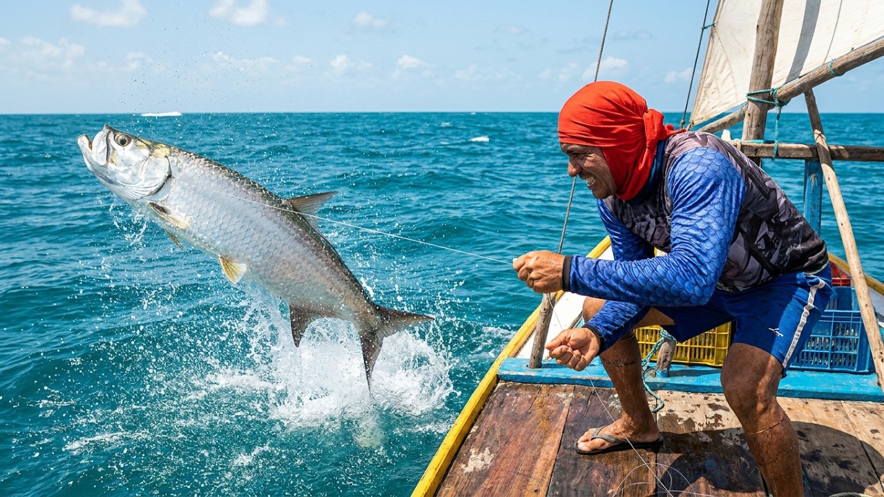 A BATALHA DO SÉCULO! NÃO ASSISTA, SE FOR CARDÍACO! Pescaria em alto mar de peixe gigante e Pesca Sub