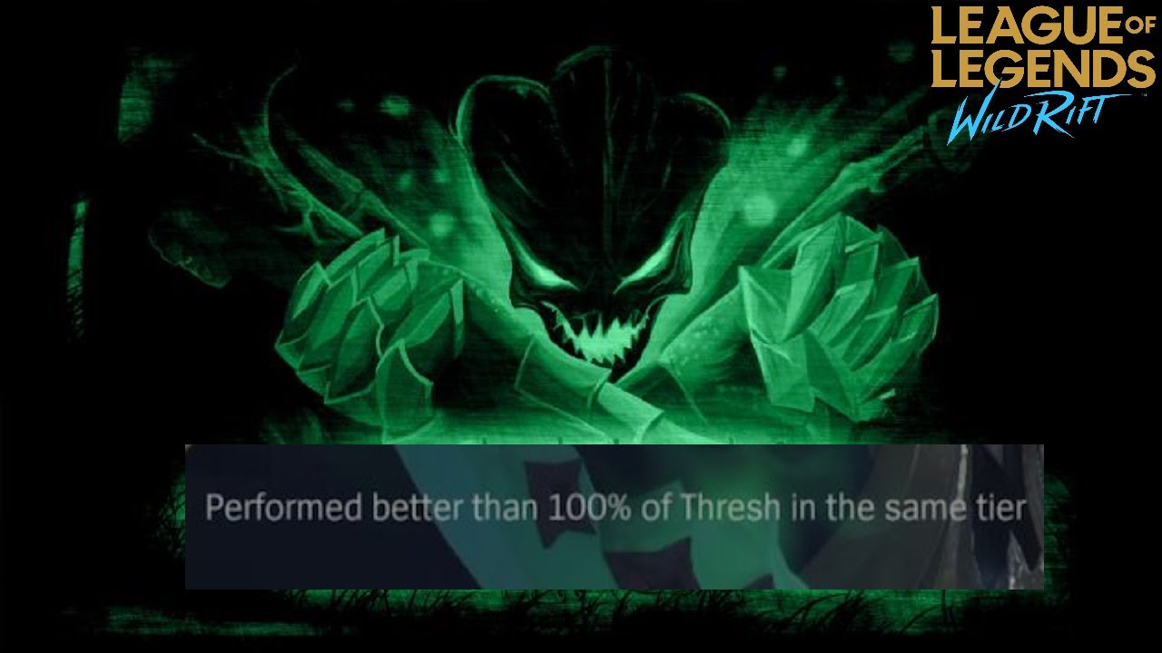 Wild Rift: THRESH BUT I PLAY BETTER THAN 100% OF THRESH'S