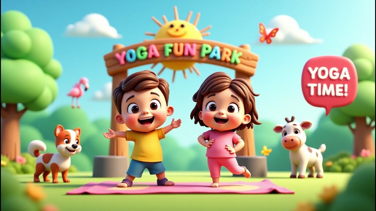 Yoga Song | Fun Yoga Song | Yoga Day 2025 #youtube #yogaday #yogadaily Yoga Day Special