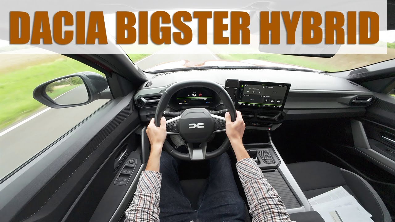POV 4K 60 FPS / Dacia Bigster hybrid 155: Úplně nový motor se super spotřebou