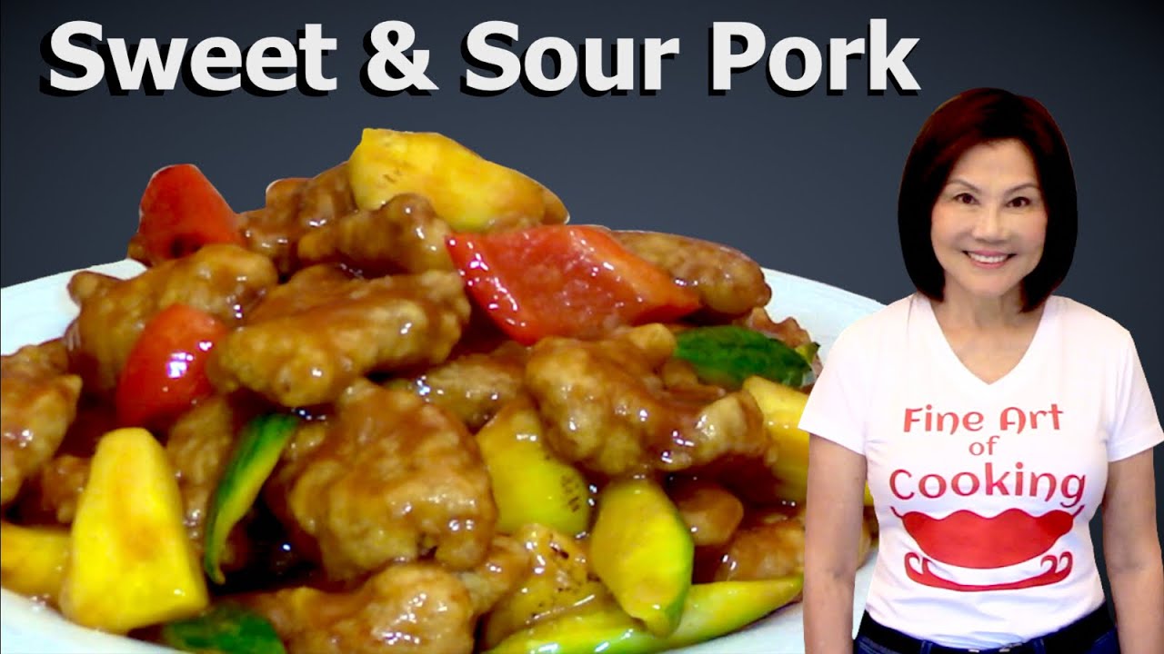 Как приготовить хрустящую сладкую и кислую свинину - потрясающий китайский рецепт - китайских блюд