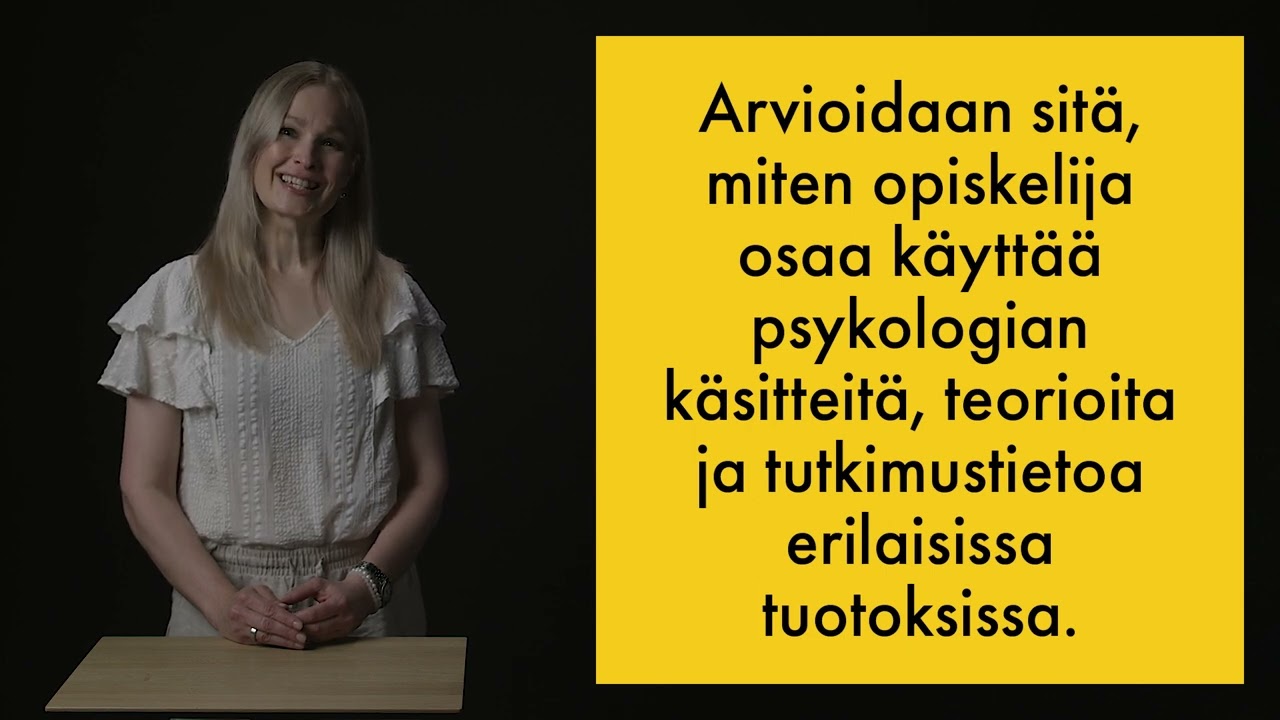 Psykologian monipuolinen arviointi lukiossa - Kristiina Holm