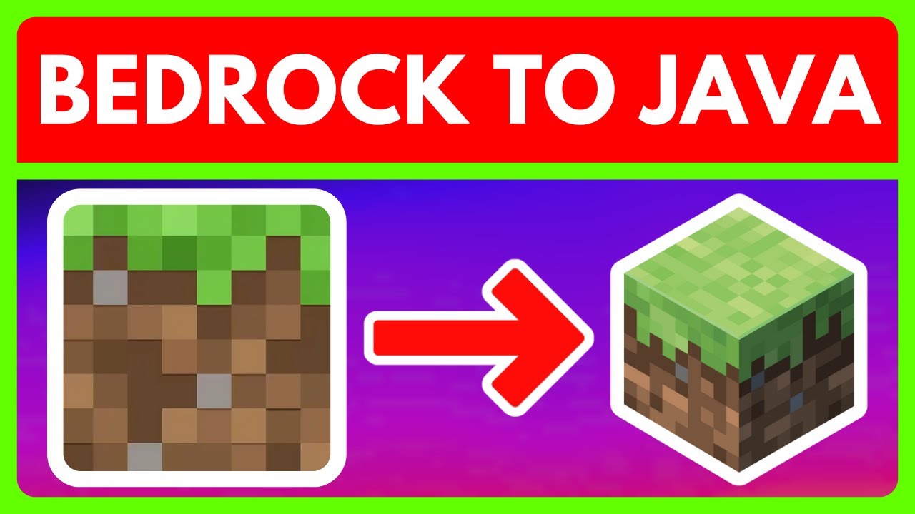 Как конвертировать миры Minecraft Bedrock в миры Minecraft Java | Minecraft Bedrock в Java