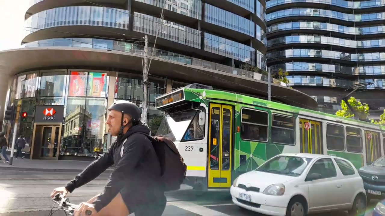 A Class trams at Chapel Street