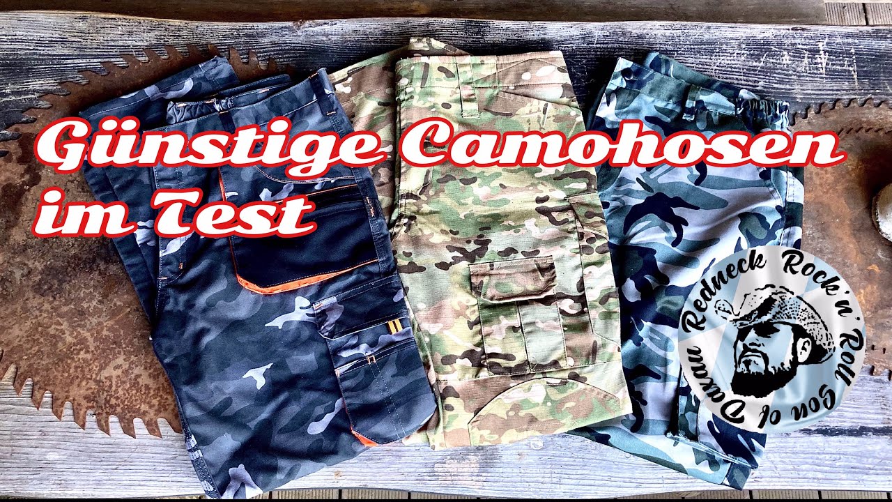 Günstige Tarnhosen im Test, Camouflage Arbeitshose, Paintball Hose, Trekking Hose, Outdoor Hose