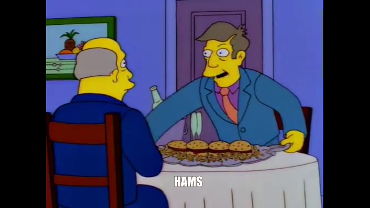 Steamed Hams But It Goes Word-By-Word In Reverse Order