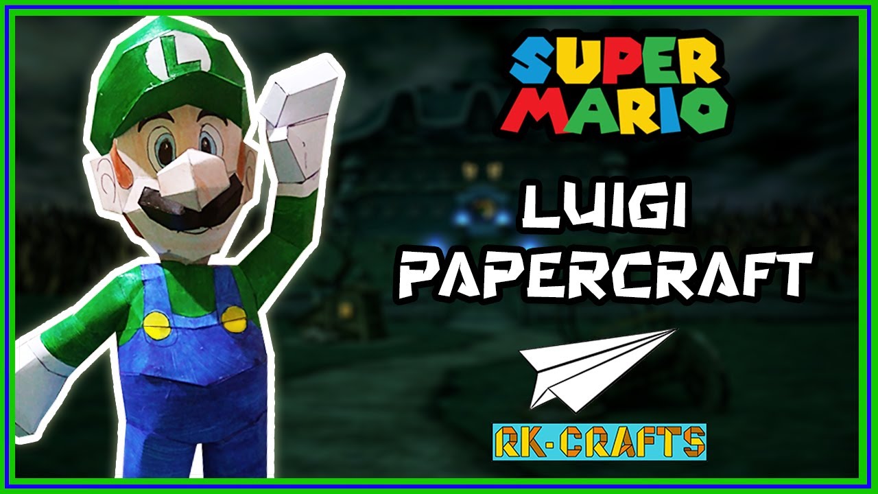 Super Mario Bros | Luigi Papercraft