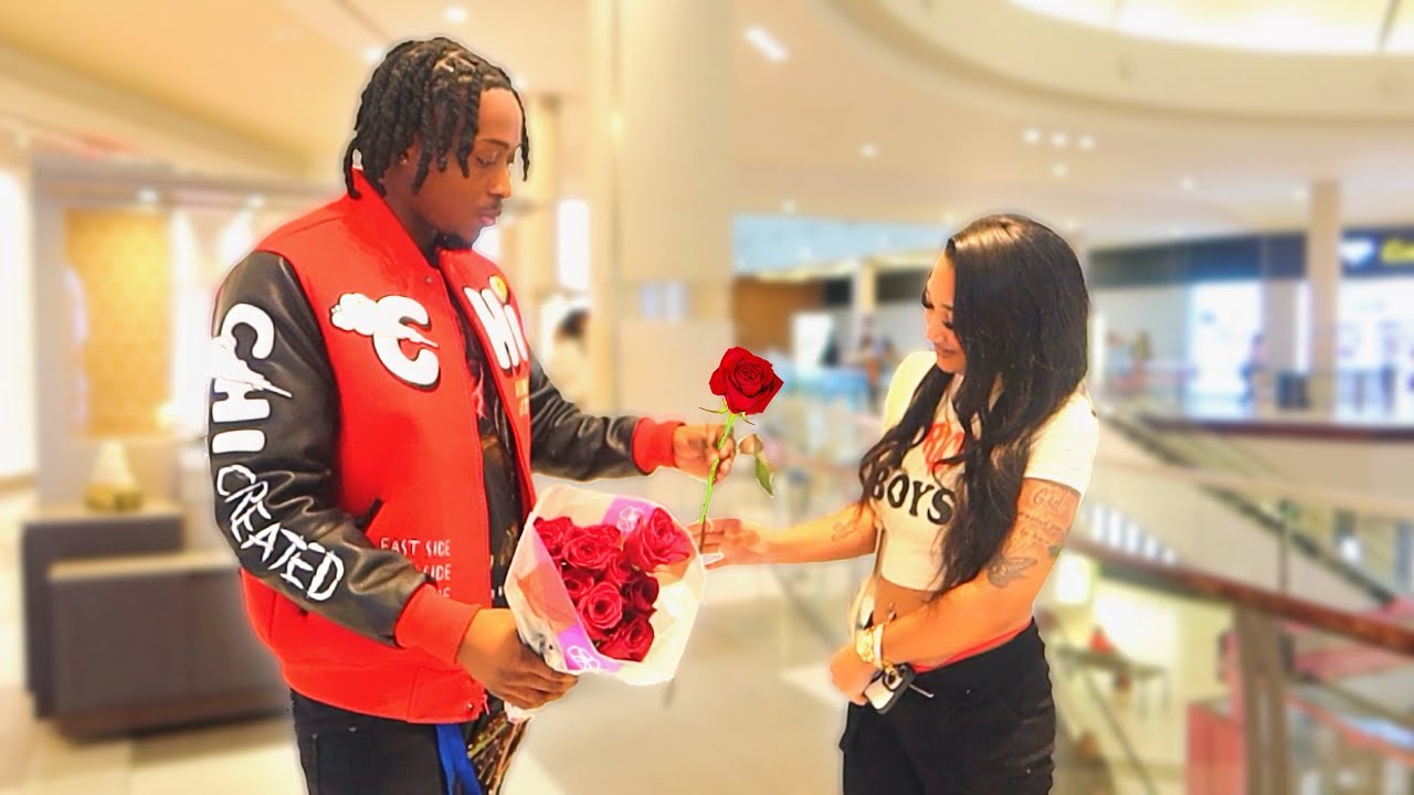 RIZZING EVERY PRETTY GIRL WITH ROSES!