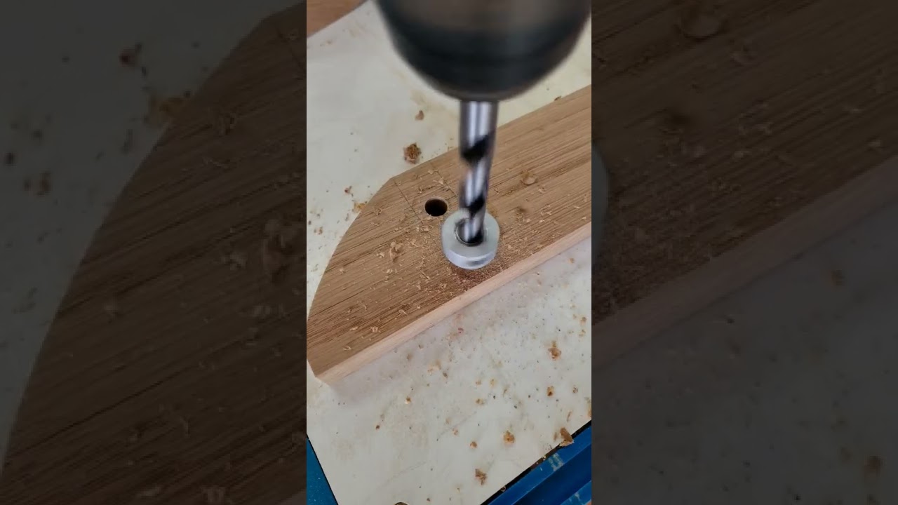 I found these drill bit stop collars and I won't be going back to the blue tape trick.