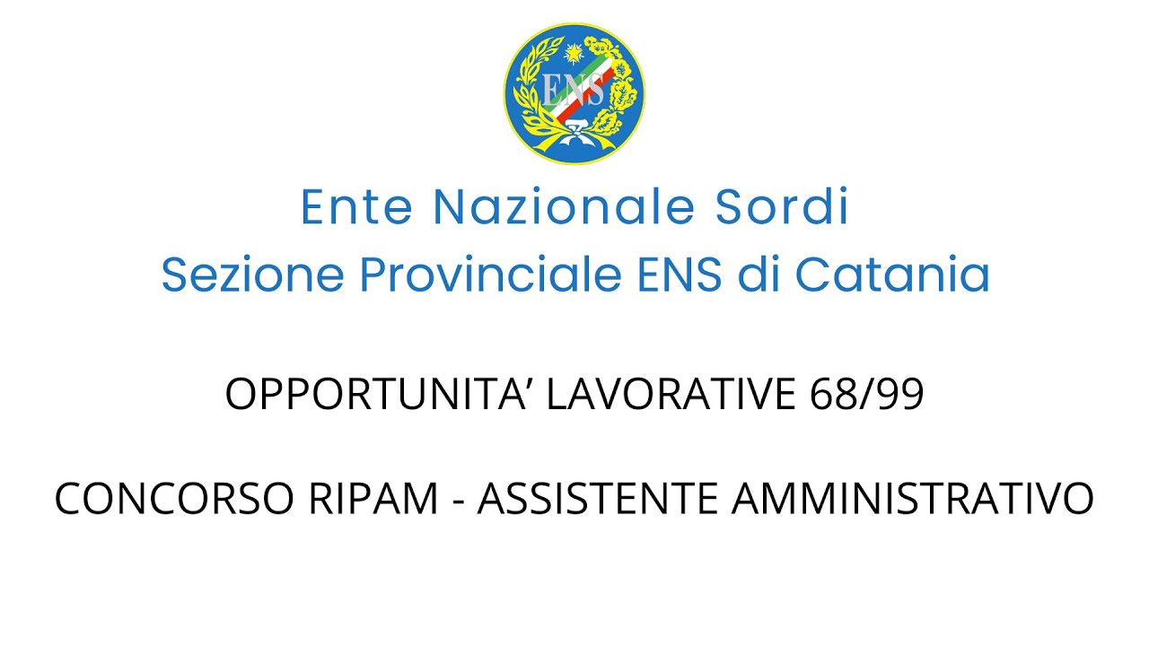 03/26 COMUNICAZIONE RIPAM OPPORTUNITA' LAVORATIVE 68/99 - MESE GENNAIO 2026
