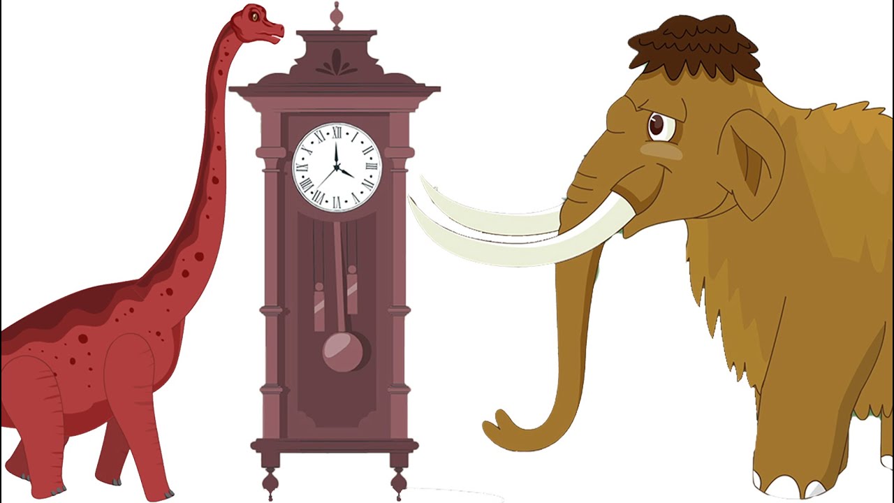 Hickory Dickory Wooly Mammoth vs Brachiosaurus -Preschool Song -Preschool Songs for Circle Time