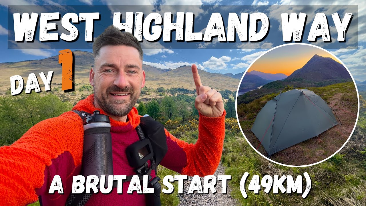West Highland Way | Solo 96 Mile Hike & Wildcamp across Scotland | Day 1