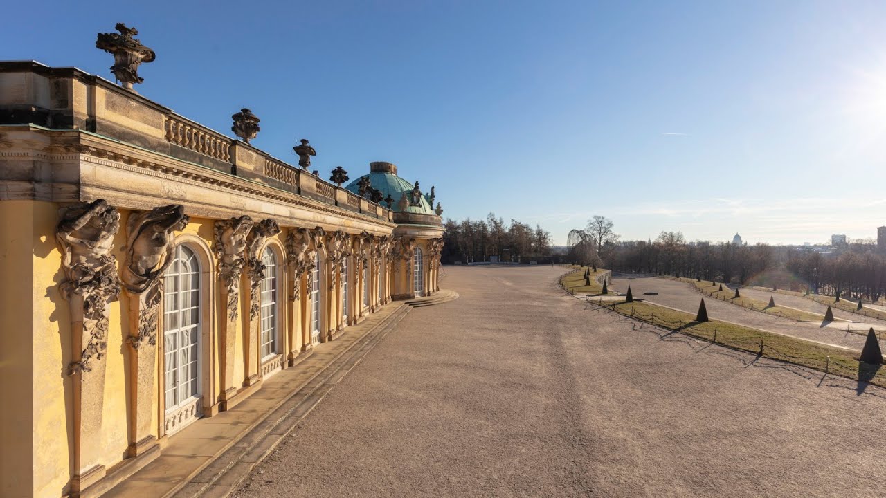 Wie werden im Park Sanssouci die Wege gepflegt? | SPSG