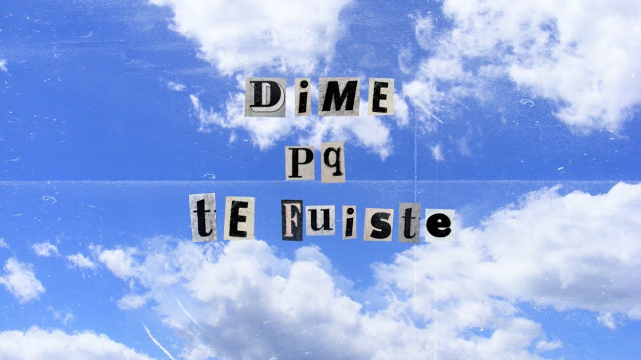 Frank &times; Igor D - Dime pq te fuiste:( [Lyric Visualizer] || Island Studio