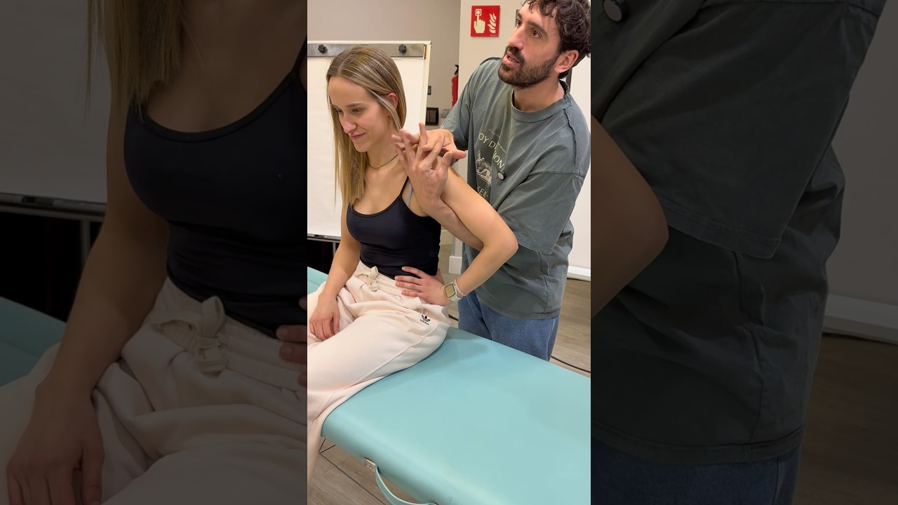 Crujir un hombro f&aacute;cil y efectivo. #osteopatia #fisioterapia #quiropraxia