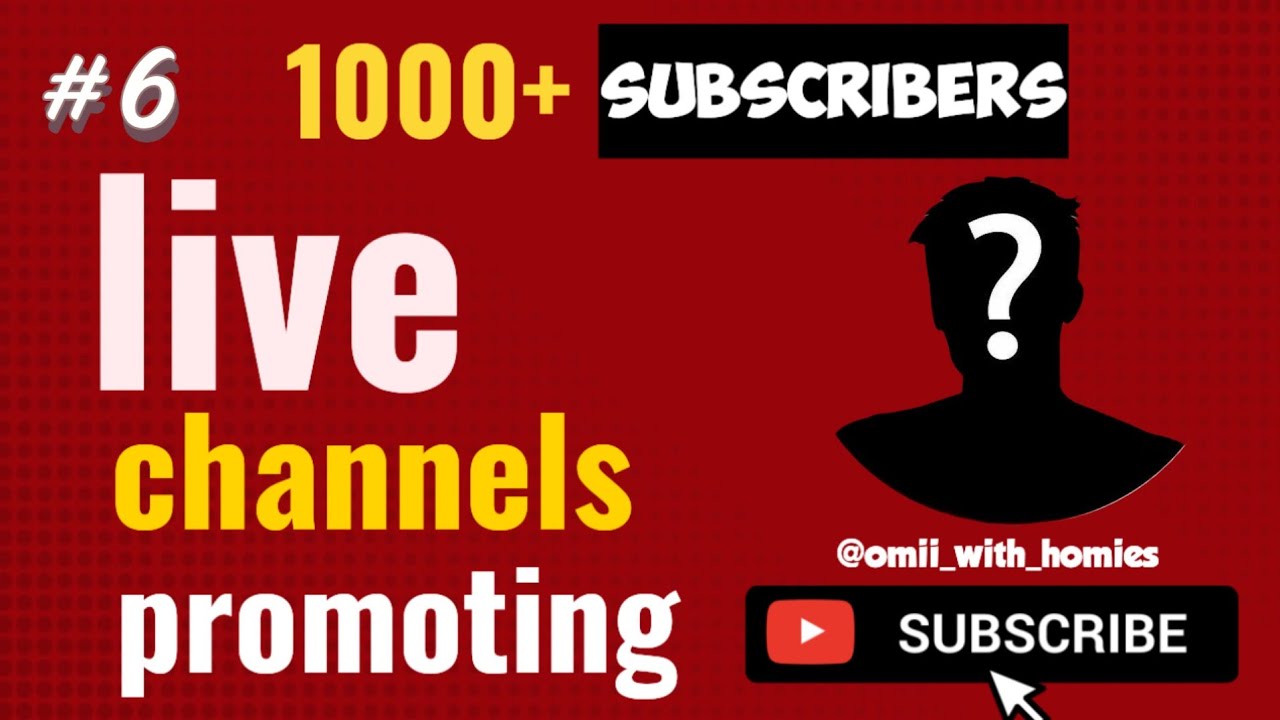 🔥 LIVE Channel Promotion | Grow Together 🚀 Road to 2K Subscribers | @omii_with_homies