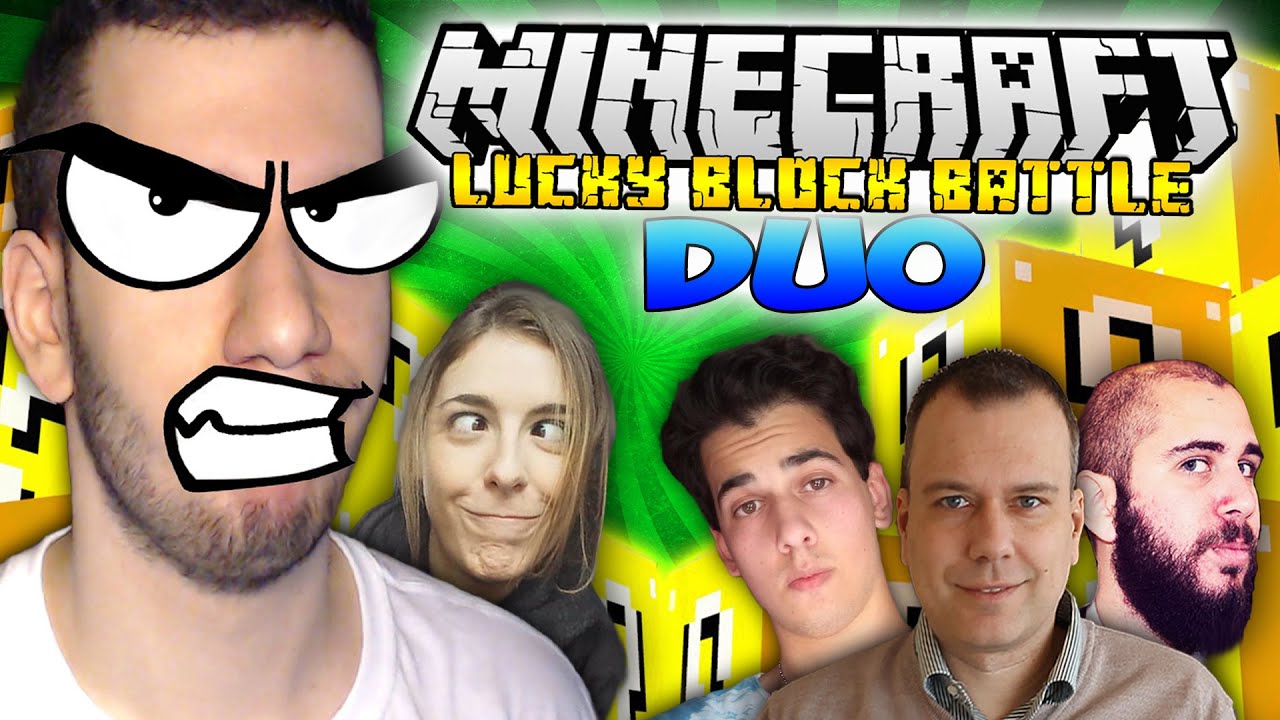 LA MIA PRIMA LUCKY BLOCK BATTLE DUO! HO SCLERATO!