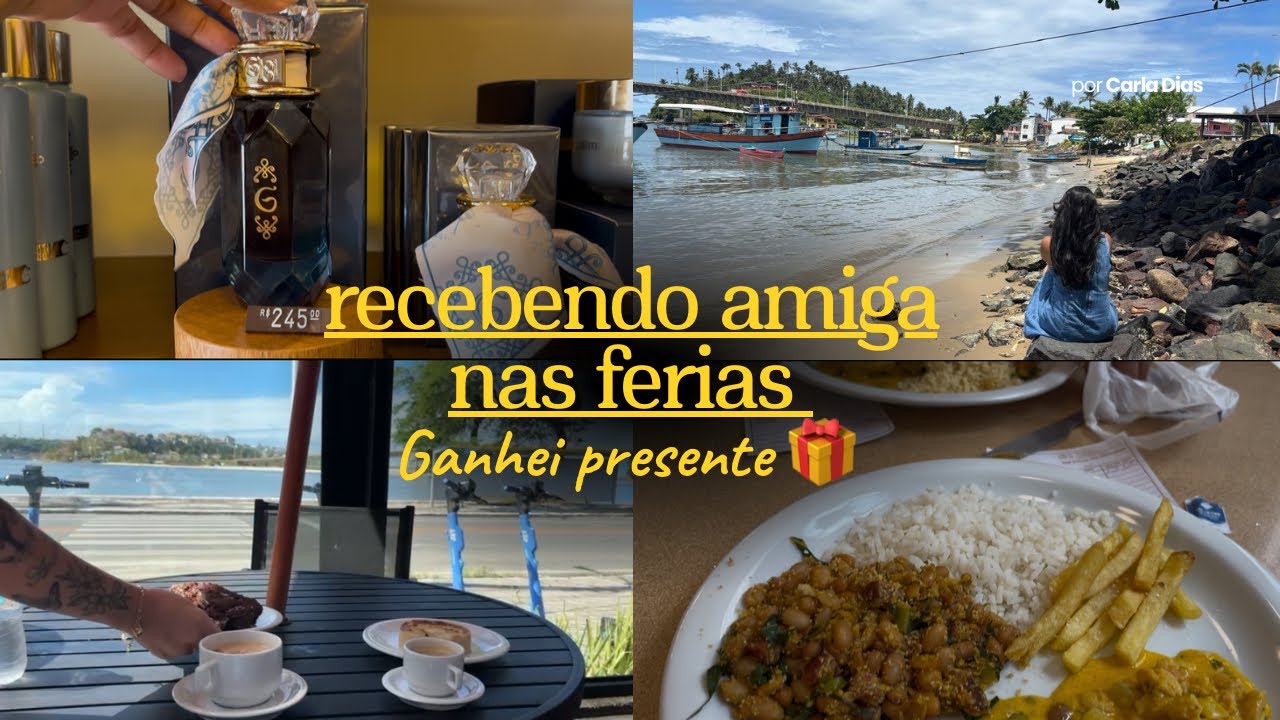 Compartilhando momentos incríveis das férias ,recebe uma amiga de São Paulo,ganhei presente 