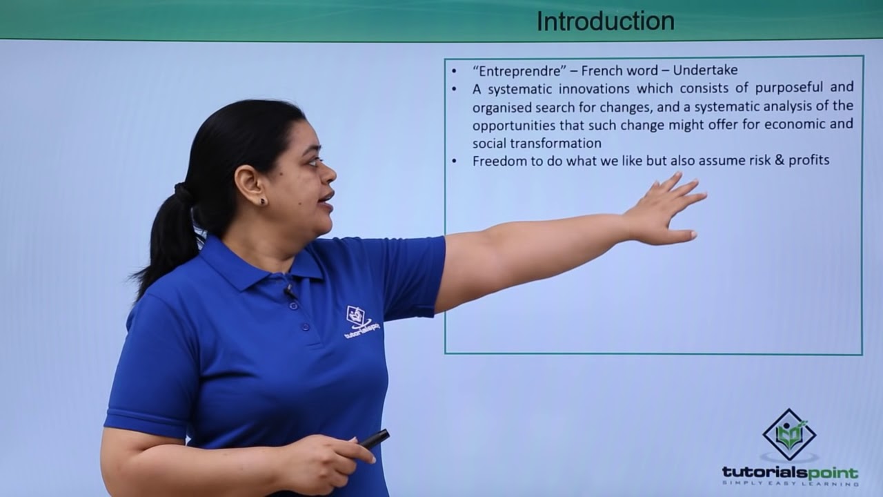 Class 11th – Entrepreneurship – What, Why & How ? | Entrepreneurship | Tutorials Point