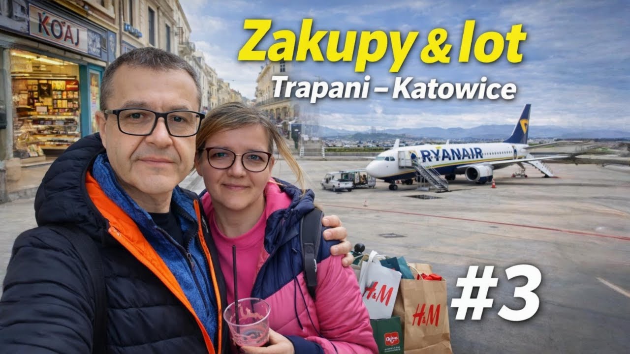Trapani - zakupy, ceny i lot do Katowic