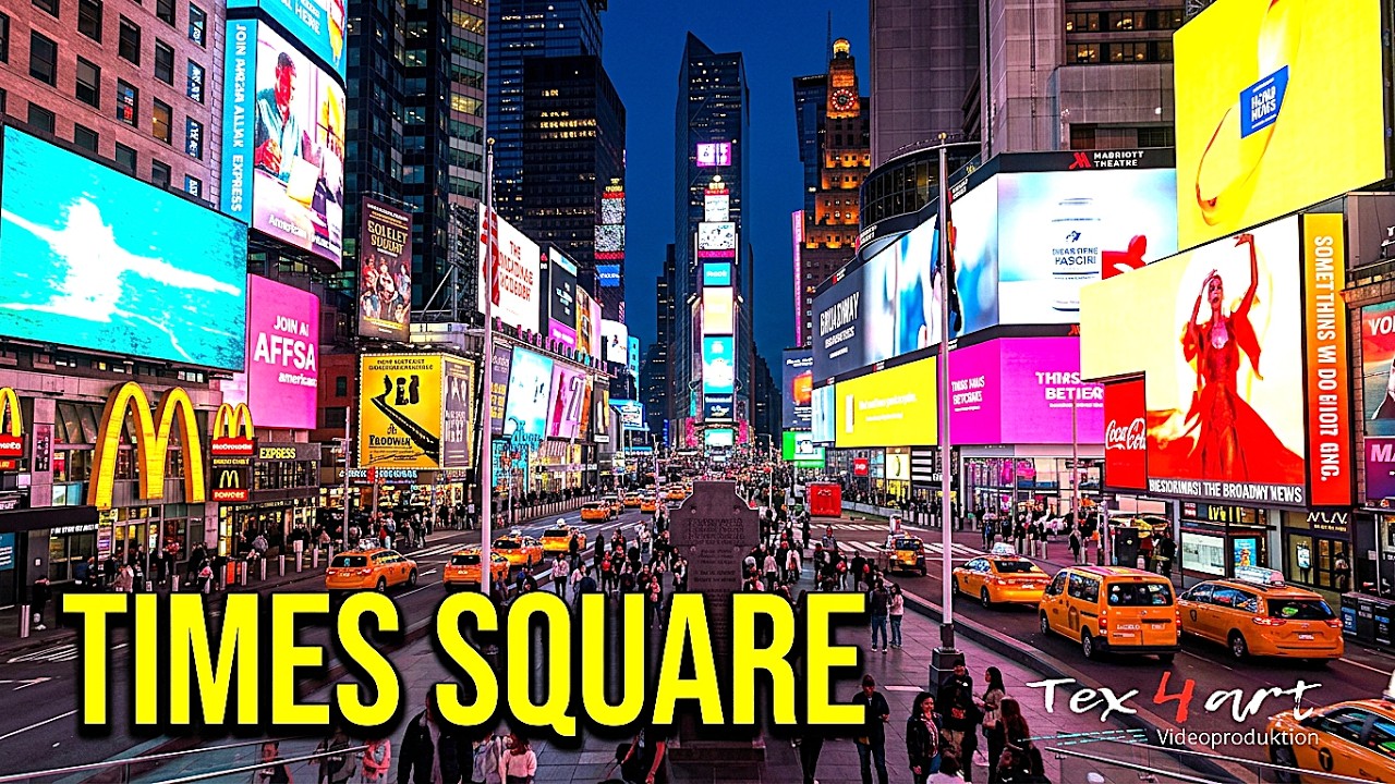 Times Square – Herzschlag von NYC.  - 4K