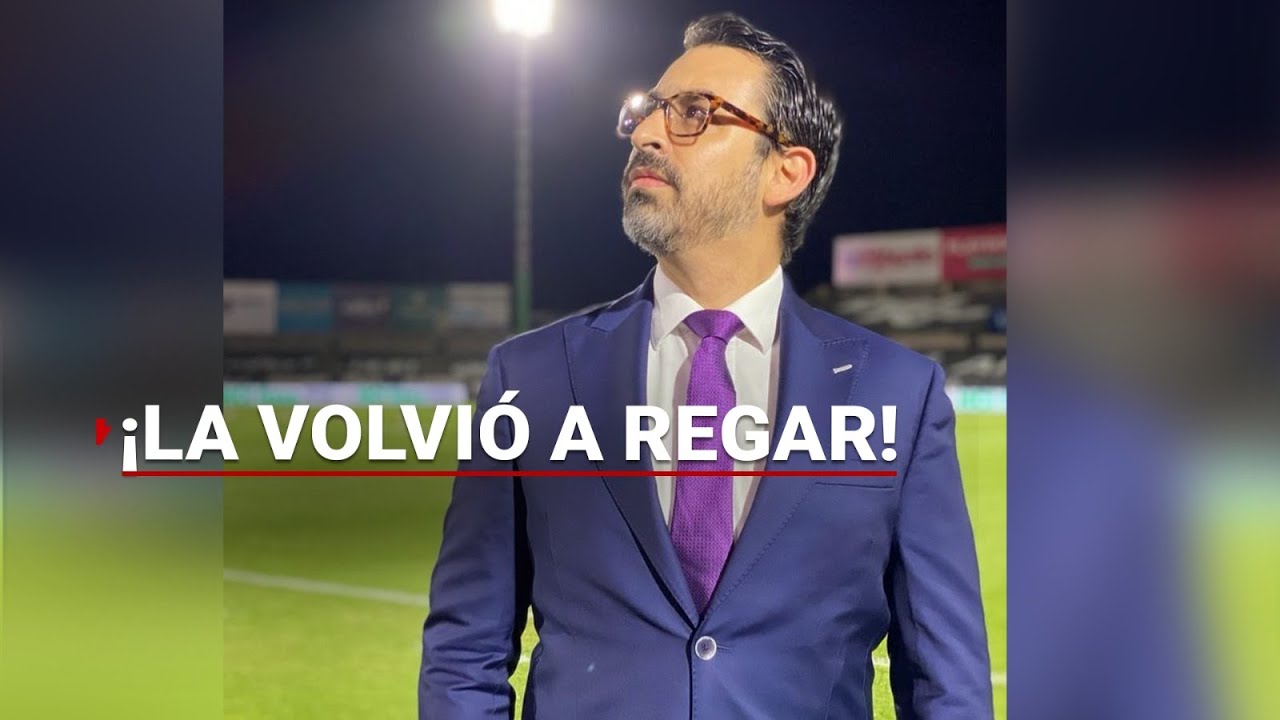 ¿OTRA VEZ? |  Álvaro López lo volvió a hacer y la regó durante la transmisión de Hechos Meridiano