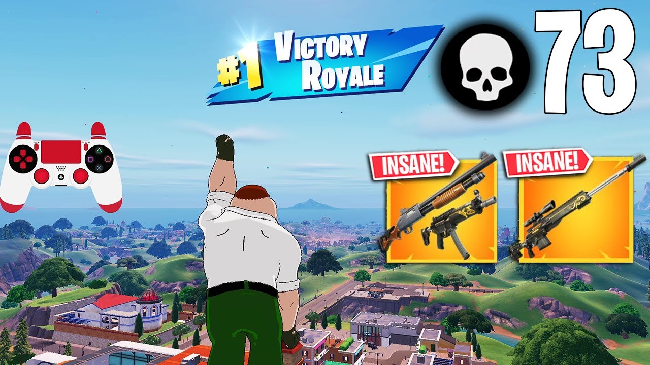 73 Elimination Solo Vs Squads Gameplay Wins (NEW Fortnite Chapter 5 PS4 Controller)
