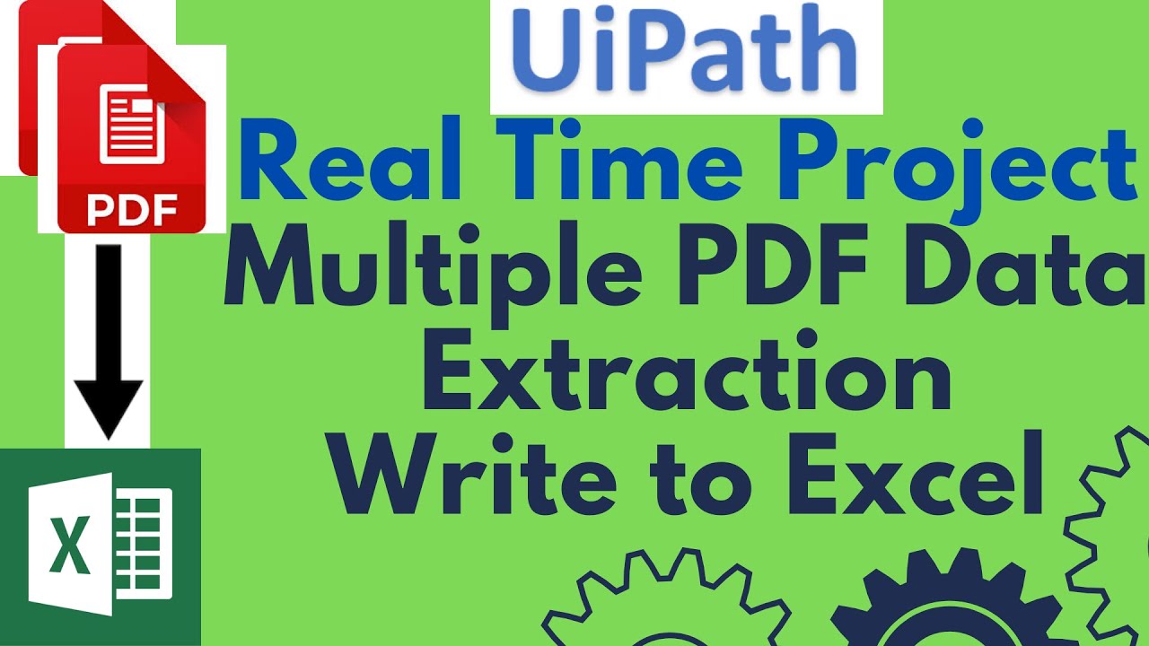 Учебное пособие UiPath 12 — Проект в реальном времени | Извлечение данных из нескольких PDF-файло...