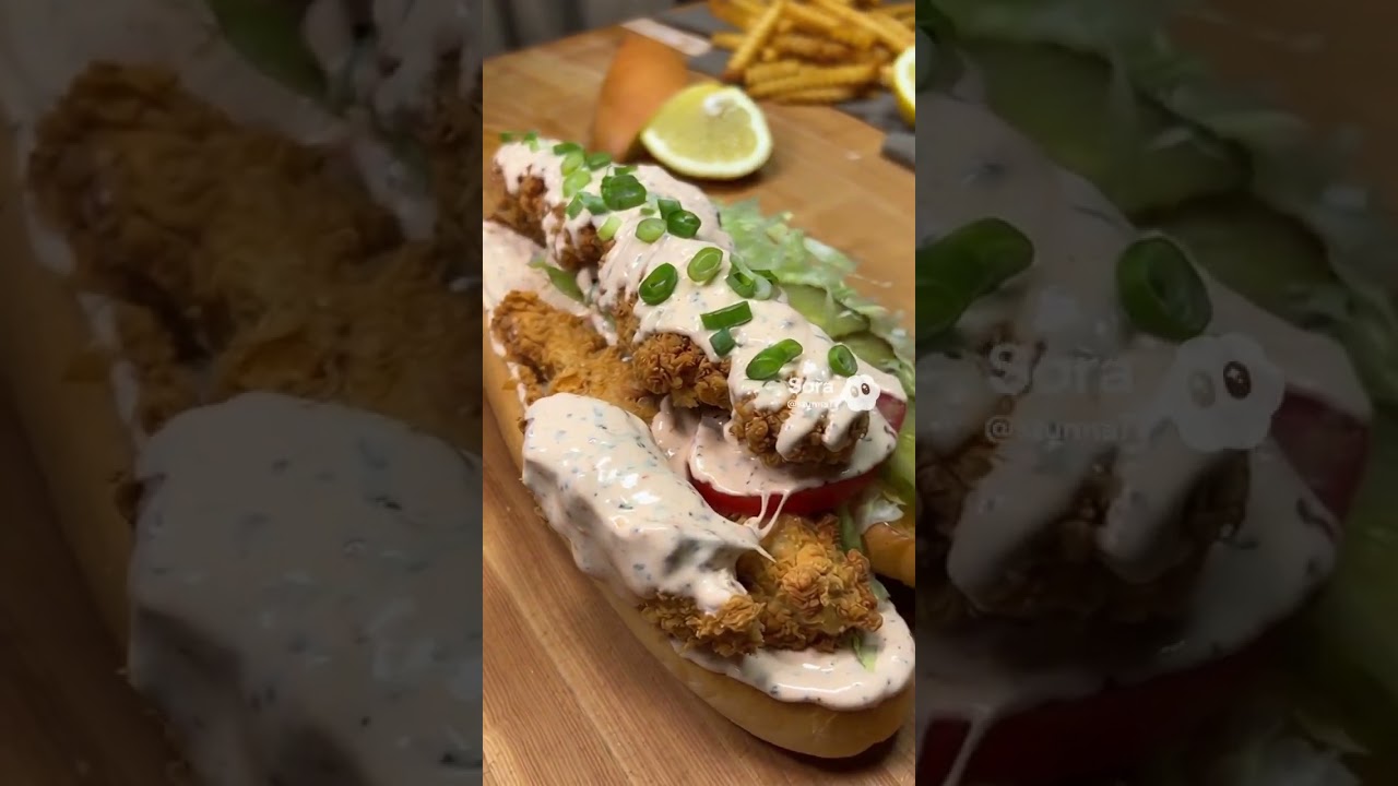 Fried Oyster Po’Boy! AI Recipe 