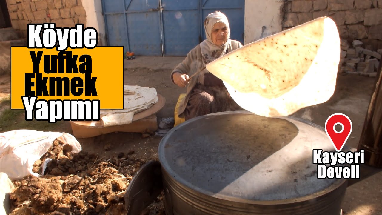 Yufka Ekmek Yaparken Hacer Teyzemle Sohbet Ettik